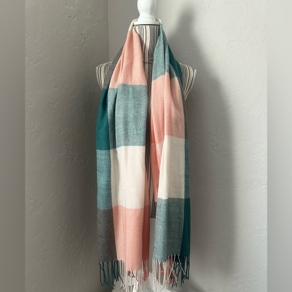 Multicolor Plaid Scarf